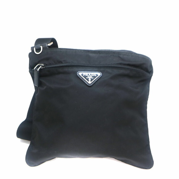 Prada Nylon Shoulder Black Canvas Bag - Picture 1 of 11